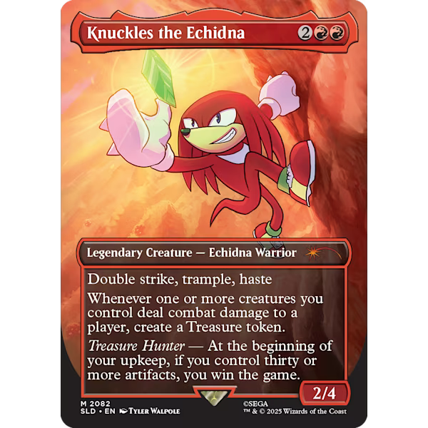 Magic: The Gathering - WPN Exclusive Non Foil Secret Lair - Sonic The Hedgehog: Friends & Foes