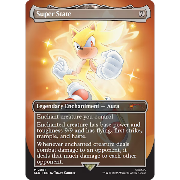 Magic: The Gathering - WPN Exclusive Non Foil Secret Lair - Sonic The Hedgehog: Friends & Foes